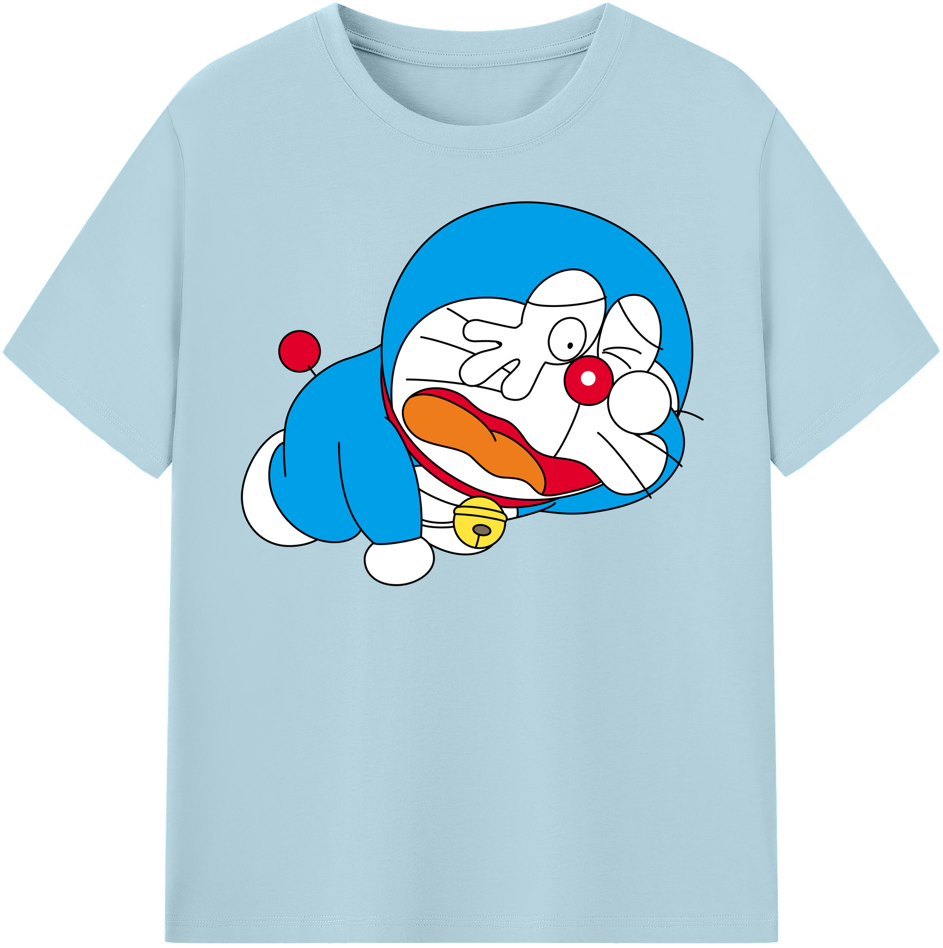 （画像用） ドラえもん Doraemon 綿100％半袖Tシャツ（フロントプリント）
